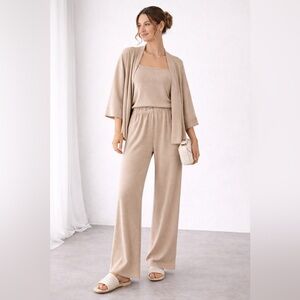 Lemon • NWT 3 pc lounge wear/ pj set super soft !